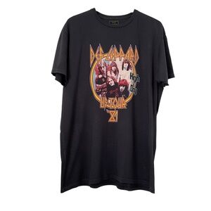 Retro Brand Def Leppard Graphic T-Shirt XL Gray US Tour 81’ High n Dry Metal